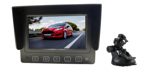 m-use opbouwmonitor 5-inch AHD 3x AV 12/24V 4-pin