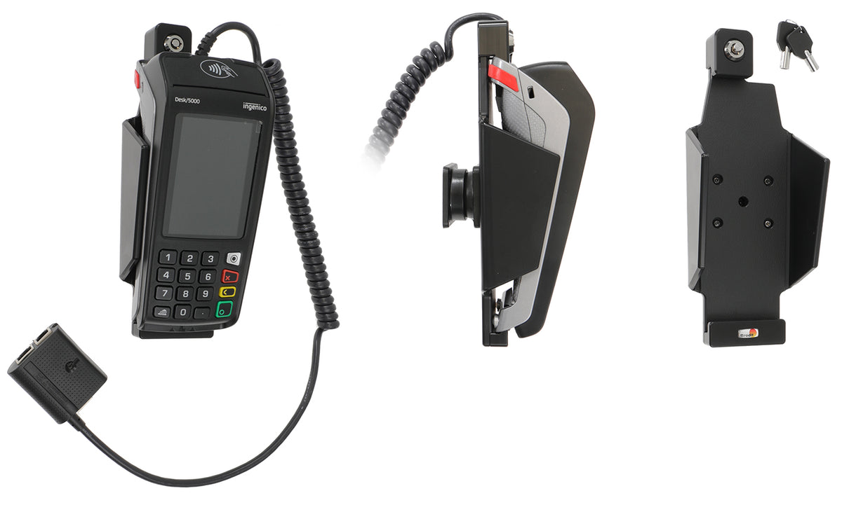 Brodit houder met sleutelvergrendeling voor Ingenico 5000 | 711247 - productfoto 1
