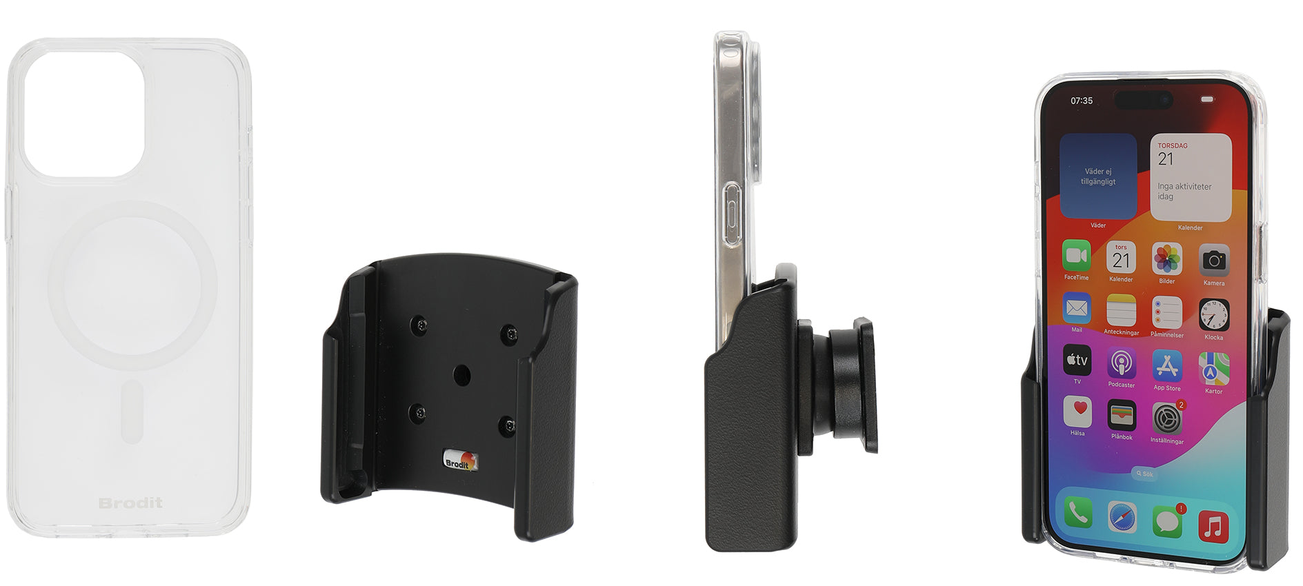 Brodit houder voor Apple iPhone 15 Pro Max | 711396 - productfoto 6