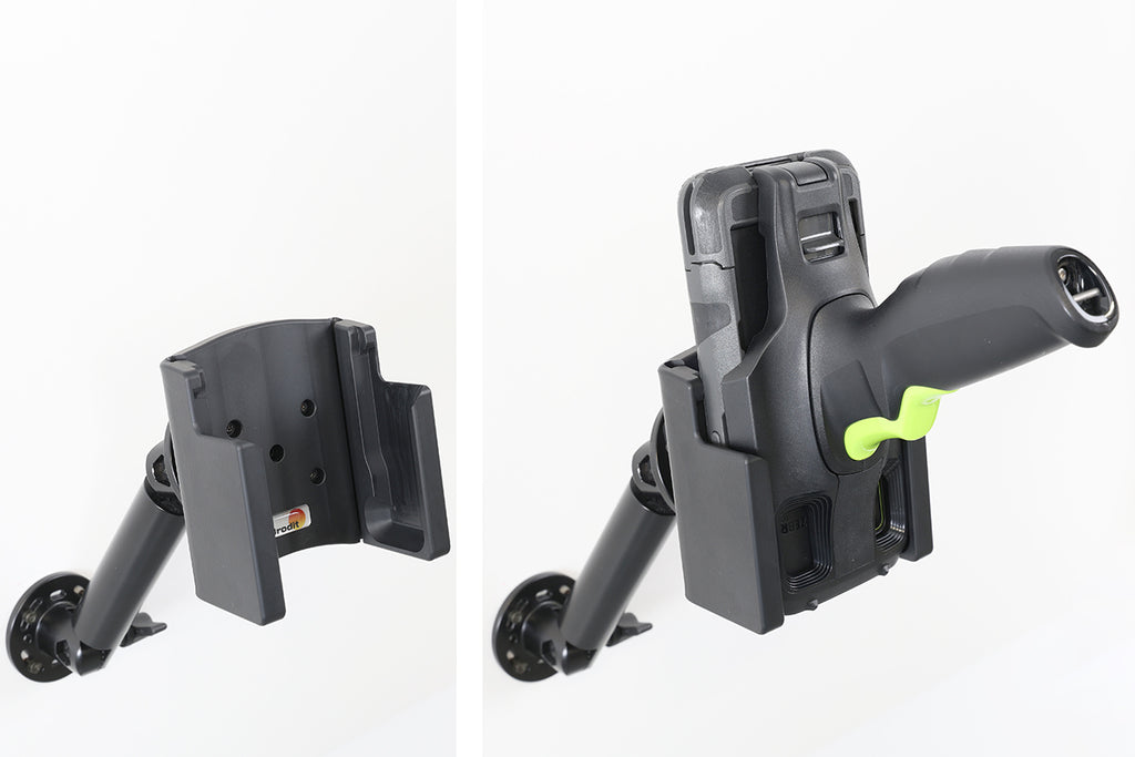 Brodit passieve houder Zebra TC501 met pistoolgreep en originele Zebra Rugged Boot, scherm naar binnen/beneden | 711499 – foto 5