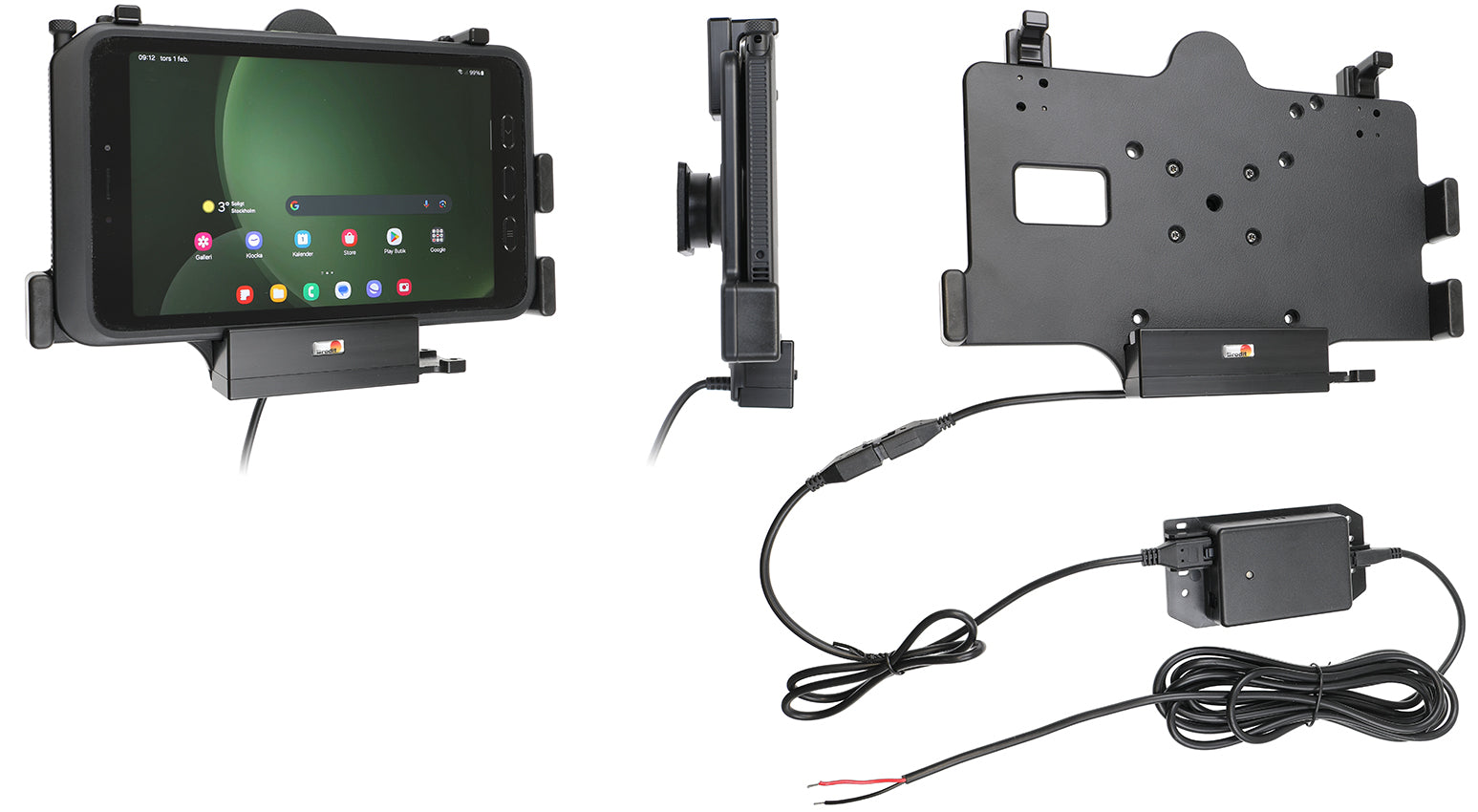 Brodit houder voor Samsung Galaxy Tab Active 5 SM-X300/SM-X306B en Samsung Galaxy Tab Active 3 SM-T570/SM-T575 | 713387 - productfoto 1