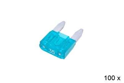 RTA Steekzekering MINI, 35A turquoise 100stuks.