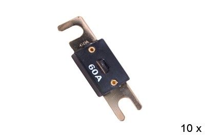 RTA ANL zekering, verguld, 60A, 10X