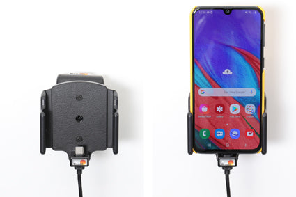 Brodit verstelbare actieve telefoonhouder met USB-C 62-77 mm | 721202 - productfoto 5