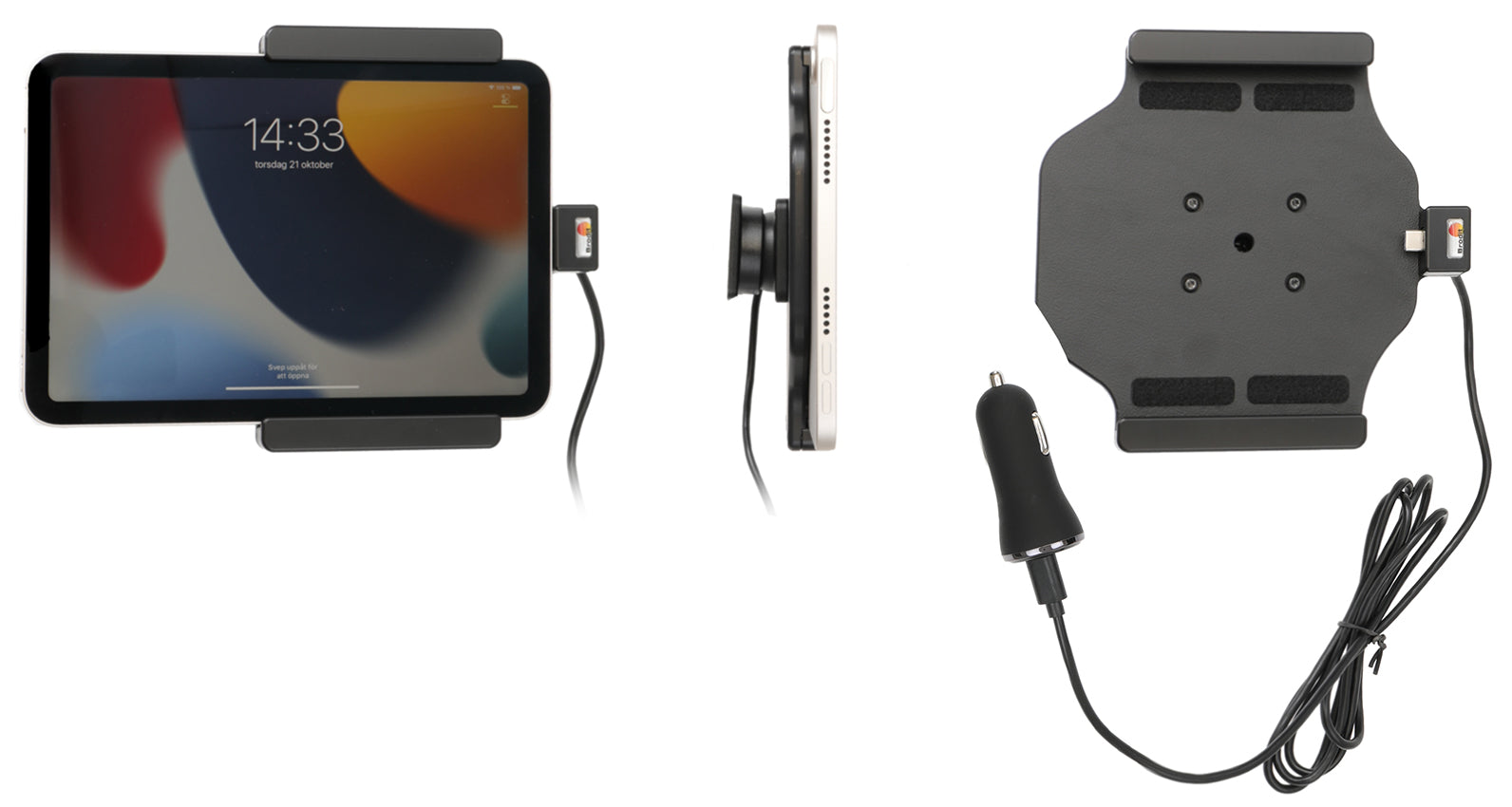 Brodit houder voor Apple iPad Mini 7th Gen 2024 (A2995, A2996) en Apple iPad Mini 6th Gen (A2567, A2568, A2569) | 721278 - productfoto 1