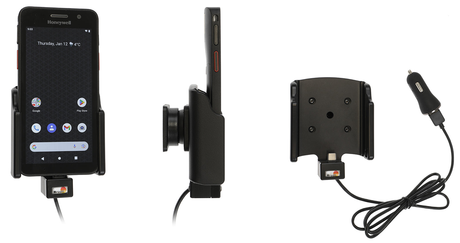 Brodit houder voor Honeywell CT37 en Honeywell CT30XP | 721334 - productfoto 1