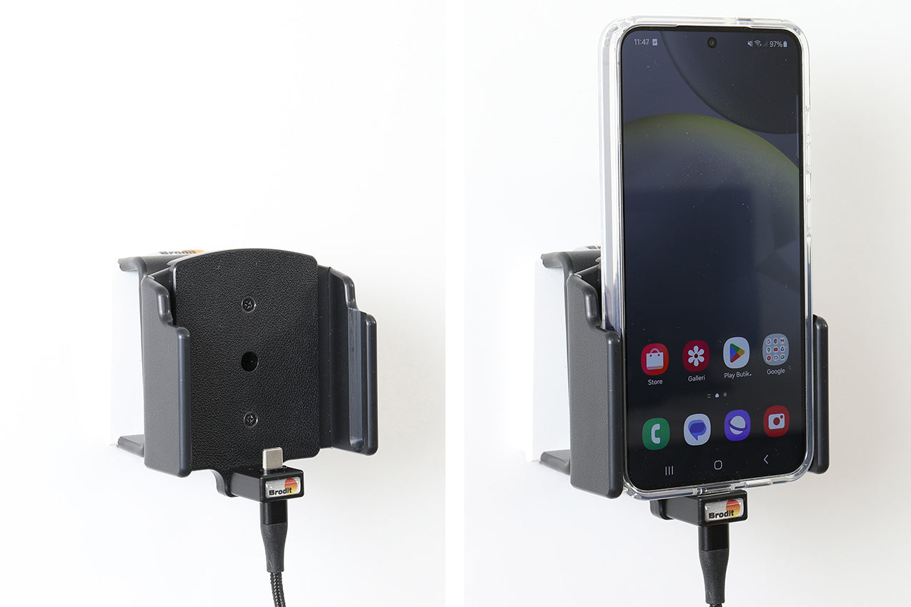 Brodit verstelbare actieve telefoonhouder vaste installatie 70-83 mm | 727456 - productfoto 5