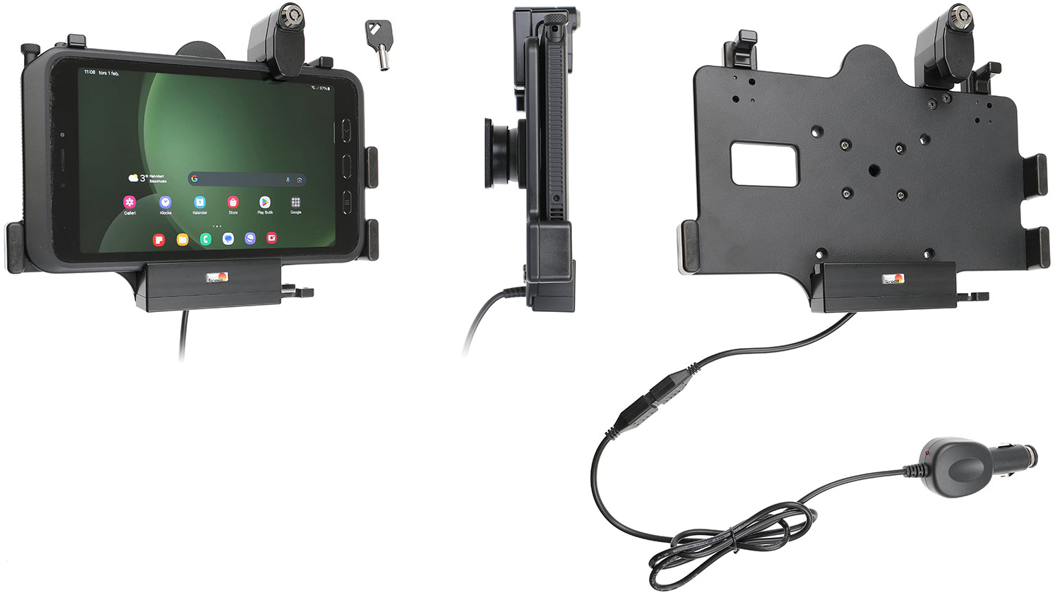 Brodit houder voor Samsung Galaxy Tab Active 5 SM-X300/SM-X306B en Samsung Galaxy Tab Active 3 SM-T570/SM-T575 | 735387 - productfoto 1