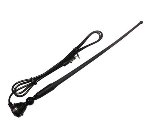 m-use Antenne AM/FM opbouw rubber verstelbaar 40 cm kabel 1.5 meter