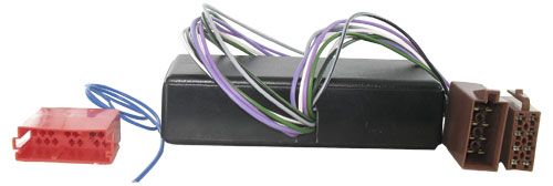 m-use universele high/low-adapter voor autoradio zonder lijnuitgang