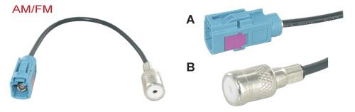Antenne-adapterkabels 79911.1507-00 voor Fiat Scudo