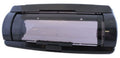 m-use universeel 1-DIN front met waterdichte afscherming, zwart