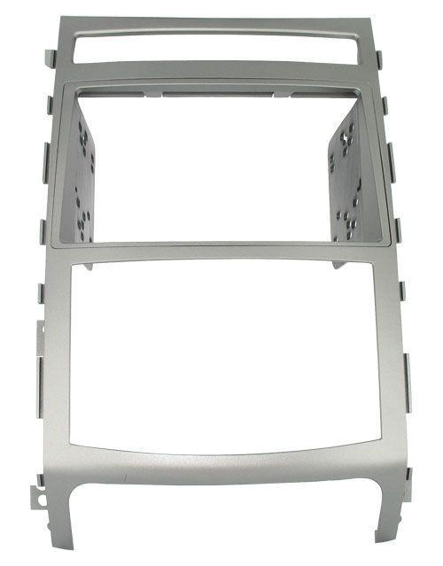 m-use 2-DIN frame Hyundai ix55 09-14, zilverkleurig