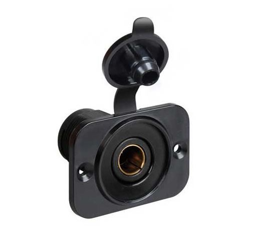 m-use Lader 12/24V Inbouw DIN plug F zonder draad 20A zwart