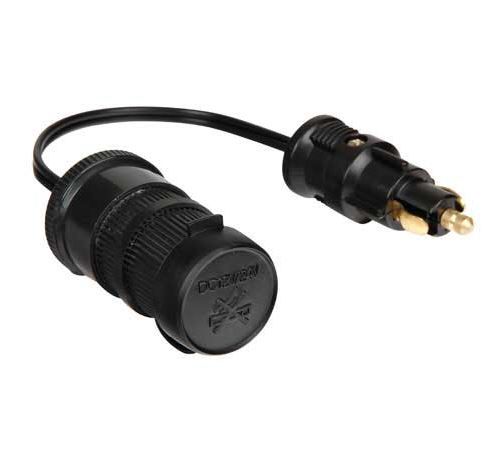 m-use Lader 12/24V adapterkabel sigarettenaanstekerplug mini M - F 8A zwart