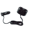 m-use Lader 12V adapter 2 x sigarettenaanstekerplug F 10A 2m