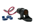 m-use Lader 12/24V inbouw sigarettenaanstekerplug F waterafstotend 5A 15cm kabel