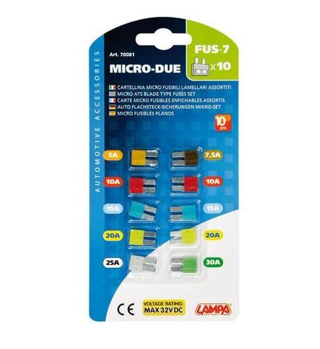 m-use Steekzekeringen 12/32v Micro2 assortiment 5/7.5/10/20/25/30A