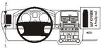 Brodit ProClip 803179 voor Volkswagen Touareg 2004-2010 en Volkswagen Touareg 2003-2009 - productfoto zwarte ABS montagebasis