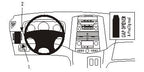 Brodit ProClip 803242 voor Toyota Sienna 2004-2010 - productfoto zwarte ABS montagebasis