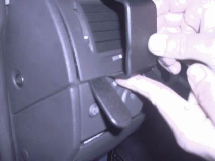 Brodit ProClip 803263 voor Opel Meriva 2003-2010 - montagepositie op dashboard