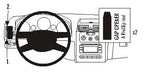 Brodit ProClip 803268 voor Volkswagen Touran 2003-2015 - productfoto zwarte ABS montagebasis