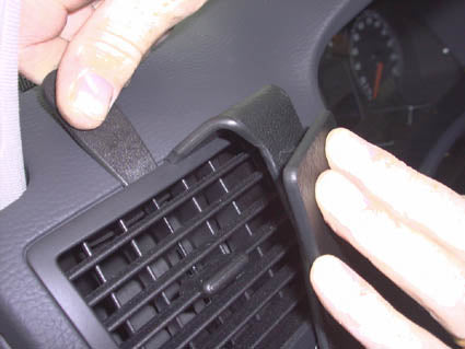 Brodit ProClip 803291 voor Volkswagen Multivan 2003-2015 - detail van dashboardmontage