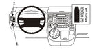 Brodit ProClip 803291 voor Volkswagen Multivan 2003-2015 - productfoto zwarte ABS montagebasis