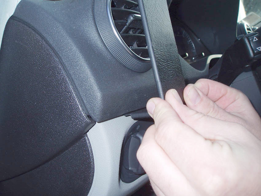 Brodit ProClip 803416 voor Audi S3 2003-2013, Audi S3 2005-2013 e.a. - ProClip geplaatst in het voertuig