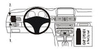 Brodit ProClip 803596 voor BMW 3-series E90, E91, E92, E93 2005-2012 - productfoto zwarte ABS montagebasis
