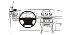 Brodit ProClip 803908 voor Ford Galaxy 2007-2014 - productfoto zwarte ABS montagebasis