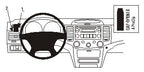 Brodit ProClip 803918 voor Kia Optima 2006-2010 en Kia Magentis 2007-2010 - productfoto zwarte ABS montagebasis