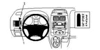 Brodit ProClip 803974 voor Citroen Jumpy 2nd Gen 2007-2016, Fiat Scudo 2007-2016 e.a. - productfoto zwarte ABS montagebasis