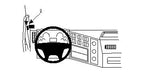 Brodit ProClip 803987 voor Volvo FL 2007-2026 en Volvo FE 2007-2026 - productfoto zwarte ABS montagebasis