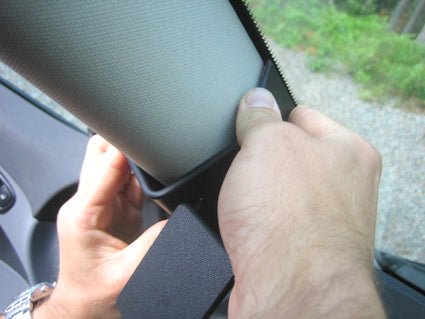 Brodit ProClip 804060 voor Saab 9-3 2003-2011 - ProClip geplaatst in het voertuig