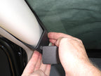 Brodit ProClip 804090 voor Chrysler Voyager 2008-2011, Chrysler Town & Country 2008-2016 en Dodge Grand Caravan 2008-2016 - detail van dashboardmontage