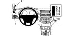 Brodit ProClip 804099 voor Honda Accord 2008 - productfoto zwarte ABS montagebasis