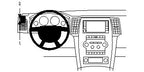 Brodit ProClip 804107 voor Jeep Grand Cherokee 2008-2010 - productfoto zwarte ABS montagebasis