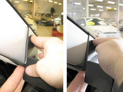 Brodit ProClip 804134 voor Renault Laguna 2008-2015 - detail van dashboardmontage