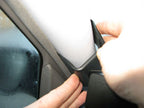 Brodit ProClip 804136 voor Mercedes Benz E-Class, Stationwagon 2003-2009, Mercedes Benz E-Class, Sedan 2002-2008 en Mercedes Benz E-Class, Coupé 2002-2009 - detail van dashboardmontage
