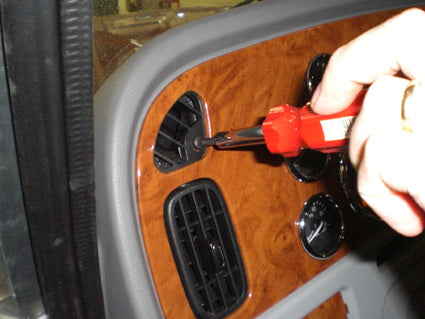 Brodit ProClip 804145 voor Peterbilt Model 389 2008-2018, Peterbilt Model 388 2008-2018 e.a. - montagepositie op dashboard