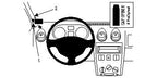 Brodit ProClip 804166 voor Dacia Logan 2007-2008 en Renault Logan 2007-2008 - productfoto zwarte ABS montagebasis