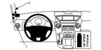 Brodit ProClip 804199 voor Honda Pilot 2009-2015 - productfoto zwarte ABS montagebasis