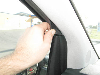 Brodit ProClip 804225 voor Mercedes Benz B-Class 2005-2011 - montagepositie op dashboard