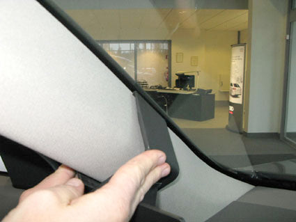 Brodit ProClip 804265 voor Audi Q5 2009-2017 - detail van dashboardmontage