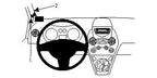 Brodit ProClip 804275 voor Ford Ka 2009-2016 - productfoto zwarte ABS montagebasis