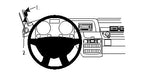 Brodit ProClip 804286 voor MAN TGX 2008-2019, MAN TGS 2008-2019 en MAN TGM 2014-2019 - productfoto zwarte ABS montagebasis