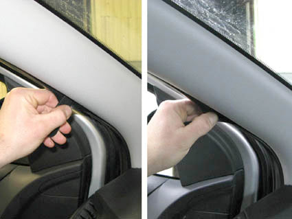 Brodit ProClip 804288 voor Hyundai i20 2009-2014 - montagepositie op dashboard