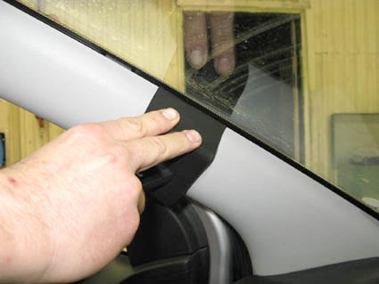 Brodit ProClip 804288 voor Hyundai i20 2009-2014 - detail van dashboardmontage