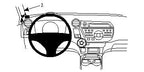 Brodit ProClip 804313 voor Honda Insight 2009-2015 - productfoto zwarte ABS montagebasis